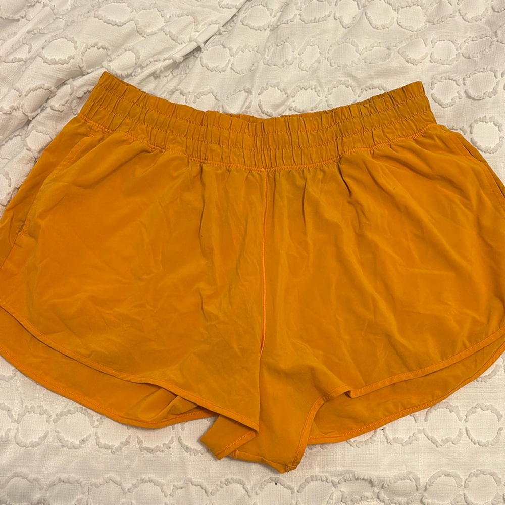 Aerie Hot Stuff Shorts - Orange - Large